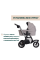 Коляска 2 в 1 Chicco Activ3 New, сірий