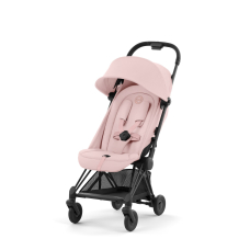 Прогулянкова коляска Cybex Coya Matt Black Peach Pink