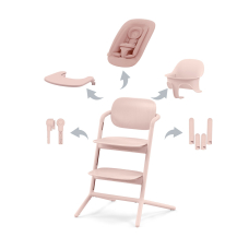 Дитячий стілець 4 в 1 Cybex Lemo Pearl Pink