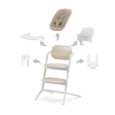 Дитячий стілець 4 в 1 Cybex Lemo Sand White