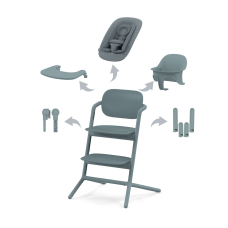 Дитячий стілець 4 в 1 Cybex Lemo Stone Blue