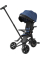 Велосипед триколісний з батьківською ручкою Qplay Nova Niello Tricycle Blue