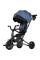 Велосипед триколісний з батьківською ручкою Qplay Nova Niello Tricycle Blue