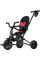 Велосипед триколісний з батьківською ручкою Qplay Nova Niello Tricycle Red