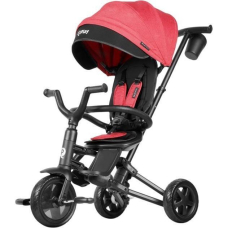 Велосипед триколісний з батьківською ручкою Qplay Nova Niello Tricycle Red